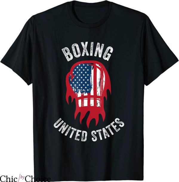 Win Rocky Win T-shirt Boxing Support The Team USA Flag Boxer