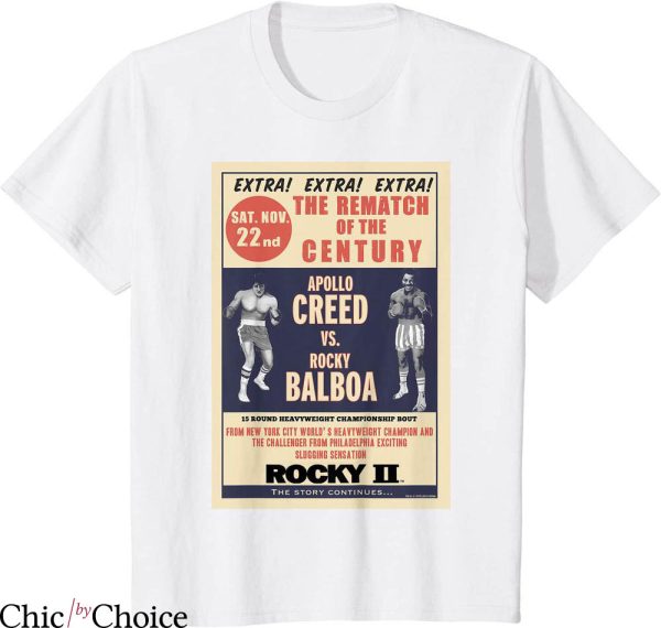 Win Rocky Win T-shirt Creed Vs Balboa Rematch Of The Century
