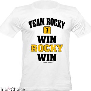 Win Rocky Win T-shirt Team Rocky Balboa Winner Boxing Boxer