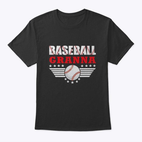 Women’s Baseball Granna Funny Ball Granna Mother’s Day Gifts T-Shirt