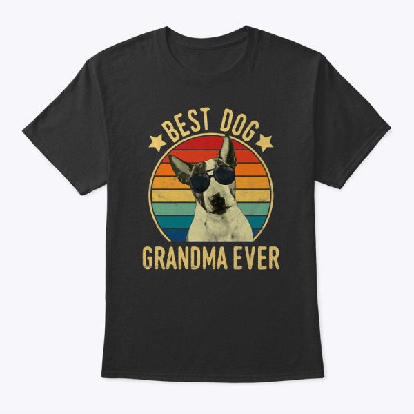 Womens Best Dog Grandma Ever Bull Terrier Mother’s Day T-Shirt