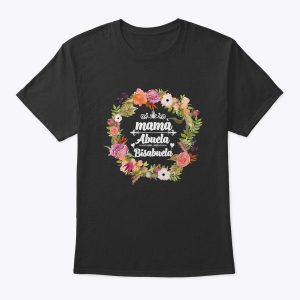 Womens Mama Abuela Bisabuela Spanish Mother’s Day Christmas T-Shirt