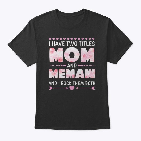 Womens Memaw Granna Nanna Grandma T-Shirt