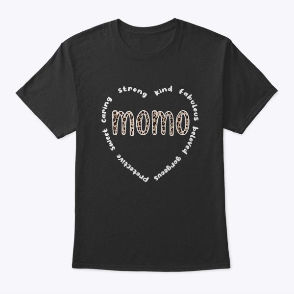 Womens Momo Heart Momo Grandmother Appreciation Momo Grandma T-Shirt