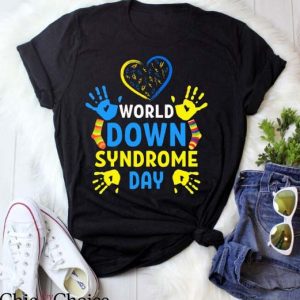World Down Syndrome Day T Shirt WDSD Support T Shirt