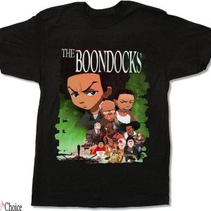 Fat Albert T-Shirt The Boondocks Graphic Round