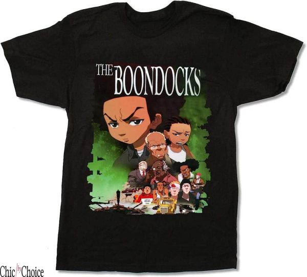 Fat Albert T-Shirt The Boondocks Graphic Round