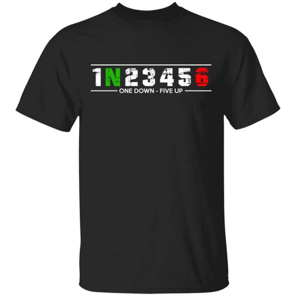 1 N 2 3 4 5 6 One Down Five Up T-Shirts, Hoodies, Long Sleeve