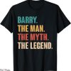 Barry Bonds T-Shirt The Man The Myth The Legend Retro Gift