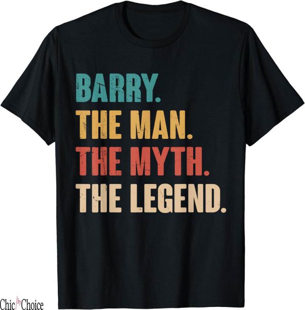 Barry Bonds T-Shirt The Man The Myth The Legend Retro Gift