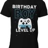 Adult Birthday T-Shirt Level Up Game T-Shirt Birthday