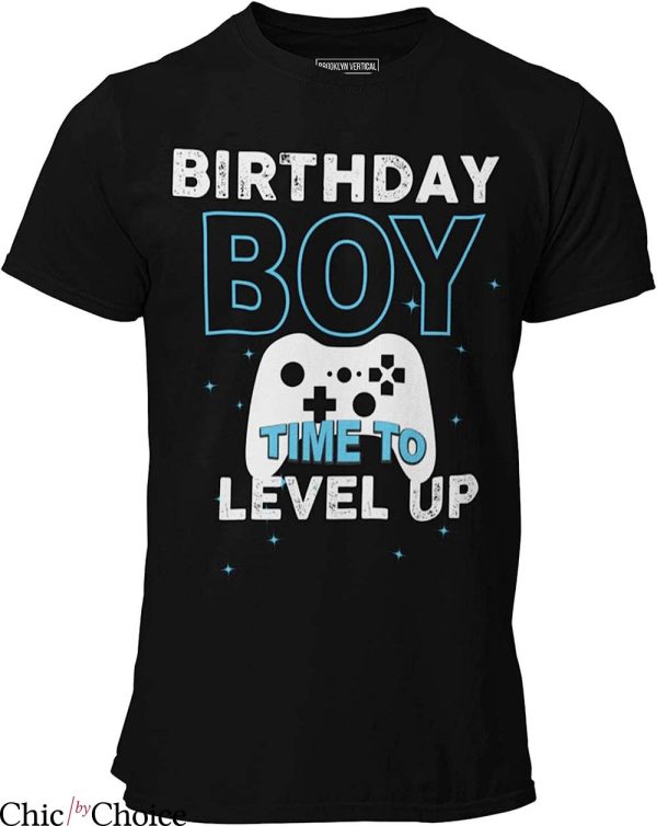 Adult Birthday T-Shirt Level Up Game T-Shirt Birthday