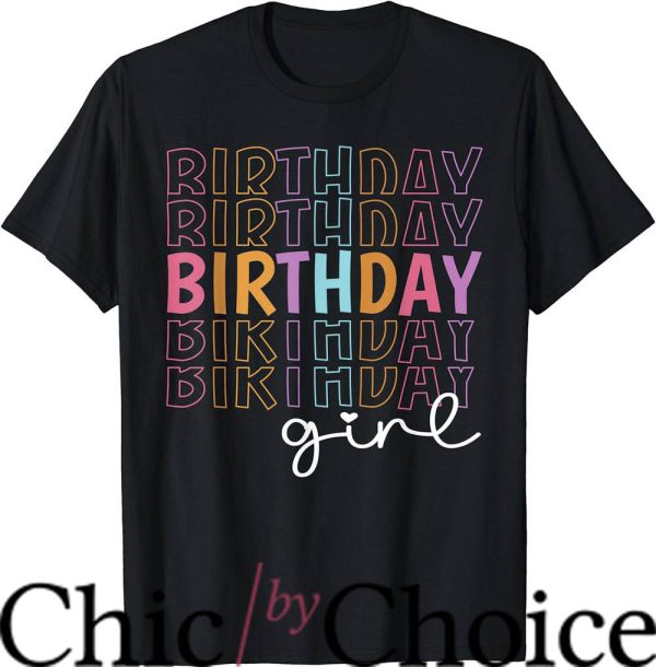Adult Birthday T-Shirt Princess Birthday T-Shirt Birthday