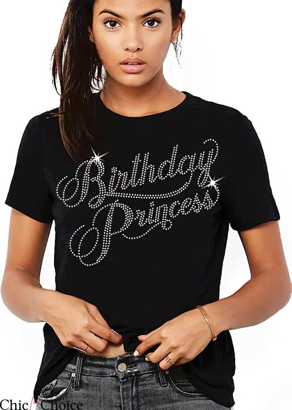 Adult Birthday T-Shirt RhinestoneSash Shirt Birthday