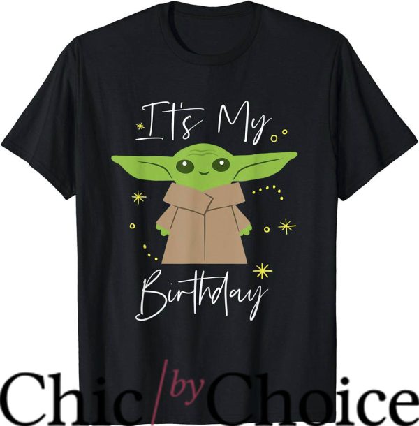 Adult Birthday T-Shirt Star Wars Mandalorian Tee Birthday