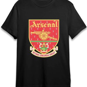 Arsenal 23/24 T-Shirt Deus Per Omnia Hipster Hip-Hop Fashion