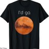 Arsenal 23/24 T-Shirt Occupy Mars Gift Id Go Colonize Mars