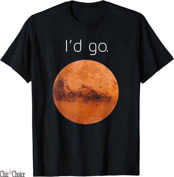 Arsenal 23/24 T-Shirt Occupy Mars Gift Id Go Colonize Mars