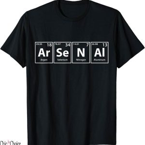 Arsenal 23/24 T-Shirt Periodic Table Elements