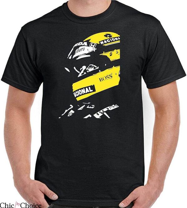 Aryton Senna T-Shirt Ayrton Senna Legend Motorsport Boss