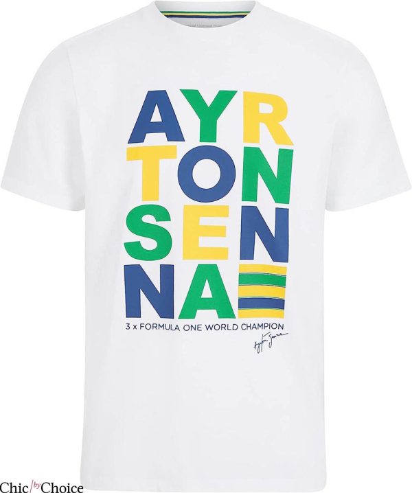 Aryton Senna T-Shirt Fuel For Fans Ayrton Senna