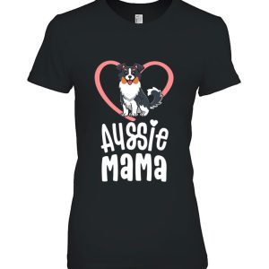 Aussie Mama Shirt Australian Shepherd Gifts For Women Dog