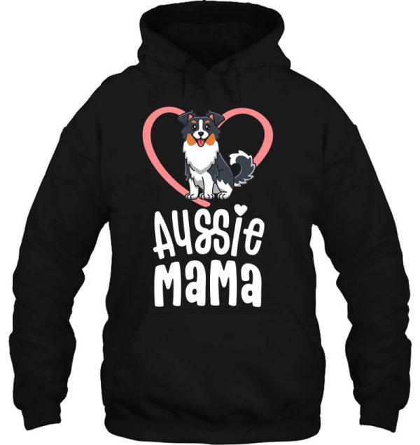 Aussie Mama Shirt Australian Shepherd Gifts For Women Dog