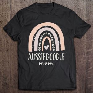 Aussiedoodle Mom Dog Mom Gifts Paw Rainbow Pullover Aussiedoodle Mom Dog Mom Gifts Paw Rainbow Pullover