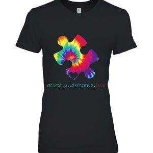 Autism Awareness Gift Vintage Tie Dye Autism Mom Dad Cute