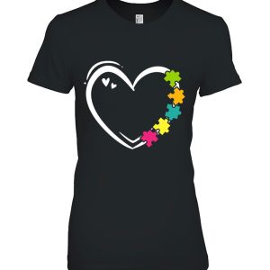 Autism Awareness Heart Puzzle Autistic Autism Mom Dad