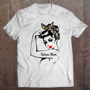 Autism Awareness Month Puzzle Proud Autism Mom 2022 Strong Woman