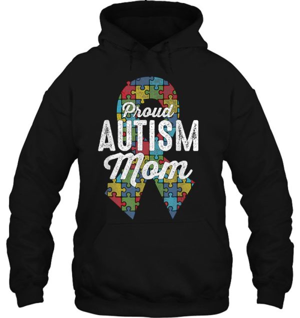 Autism Awareness Proud Autism Mom Ribbon Puzzle Mother’s Day