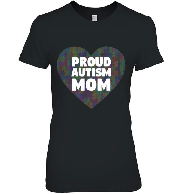 Autism Awareness Shirts Women Proud Autism Mom