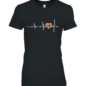 Autism Heartbeats Cute Autism Awareness Gift Autism Mom Dad