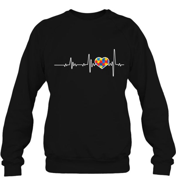 Autism Heartbeats Cute Autism Awareness Gift Autism Mom Dad