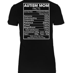 Autism Mom Facts Back Version