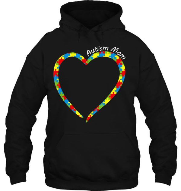 Autism Mom Heart Of Puzzle Pieces Cute Autism Awareness