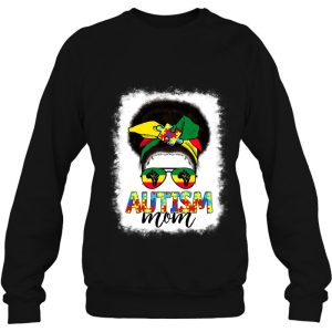 Autism Mom Life Messy Bun Juneteenth Black Women Mothers Day 4