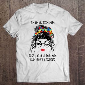 Autism Mom Life Messy Bun Sunglasses Bandana Mother's Day Ver1 1