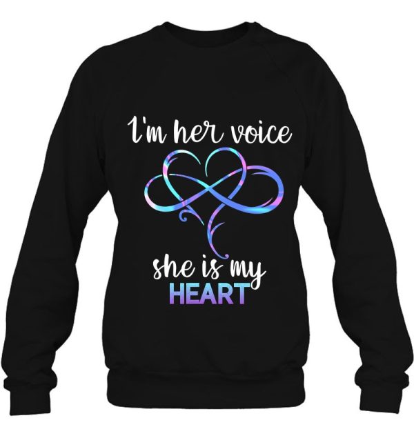 Autism Mom She Is My Heart Infinity Symbol Aspie Spectrum