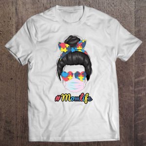 Autistic Autism Awareness Mom Life Autism Mommy Face Mask