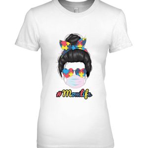 Autistic Autism Awareness Mom Life Autism Mommy Face Mask