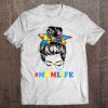 Autistic Son Autism Awareness Mom Life Shirts Women Mom Gift