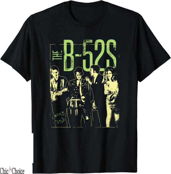 B 52s T-Shirt Cosmic Thing Cover