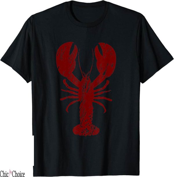 B 52s T-Shirt Vintage Lobster Print