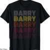 Barry Bonds T-Shirt First Name Retro Pattern Vintage Style