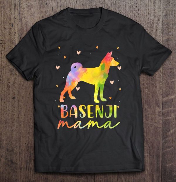 Basenji Mom Colorful Basenji Gifts Dog Mom