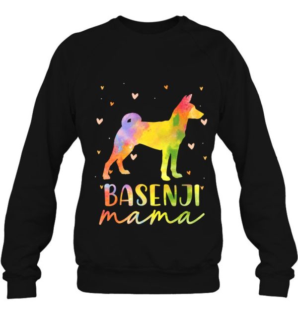 Basenji Mom Colorful Basenji Gifts Dog Mom