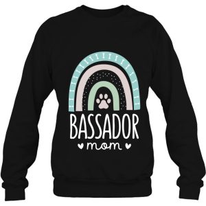 Bassador Mom Shirt Rainbow Paw Dog Mom 3 Bassador Mom Shirt Rainbow Paw Dog Mom 4