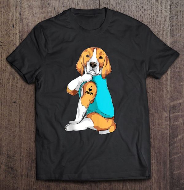 Beagle I Love Mom Apparel, Dog Mom Gifts Womens Tank Top